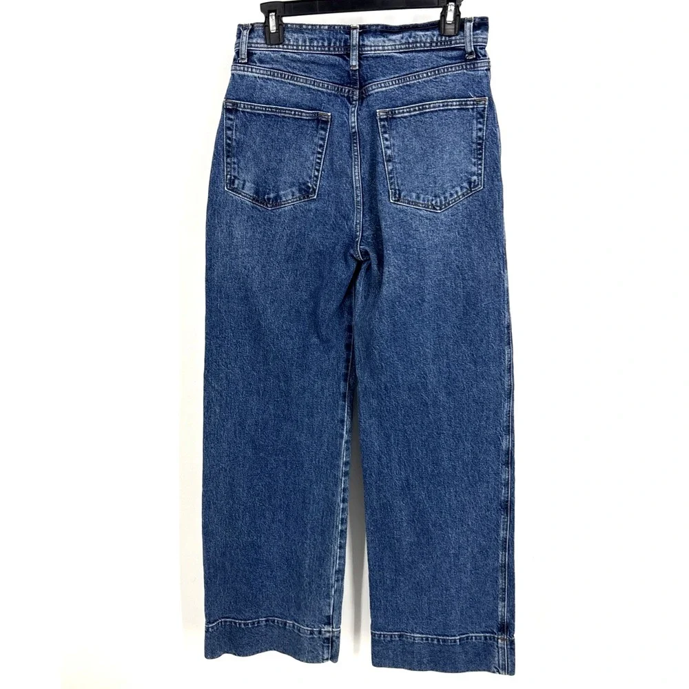 REFORMATION Women's Layla High Rise Wide-Leg‎ Trousers Jeans Size 29